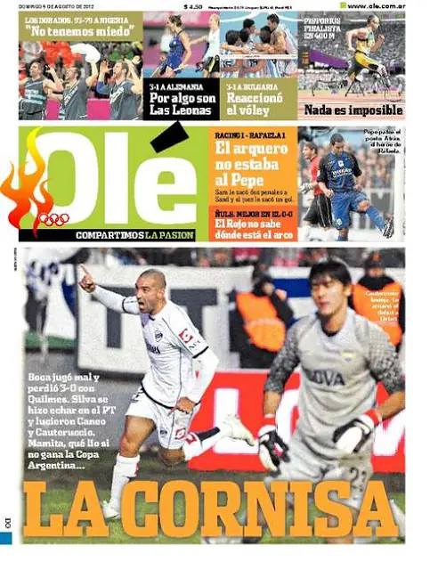 Si sos bostero no compres Olé