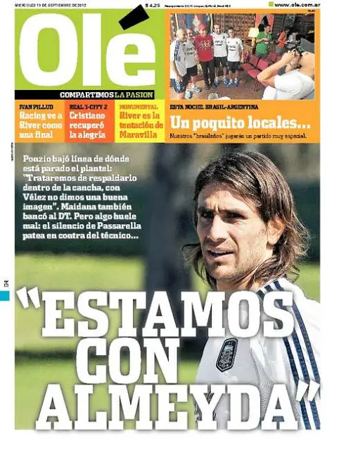 Si sos bostero no compres Olé