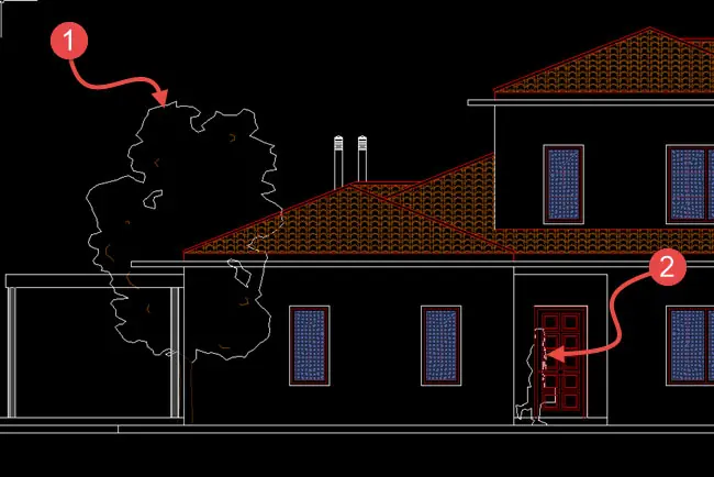 Ayuda para alzados en AutoCAD para arquitectura.