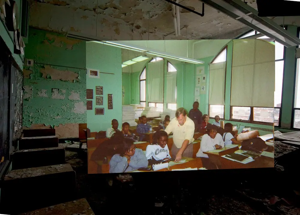 El antes y el después de una escuela abandonada en detroit El antes y el después de una escuela abandonada en detroit