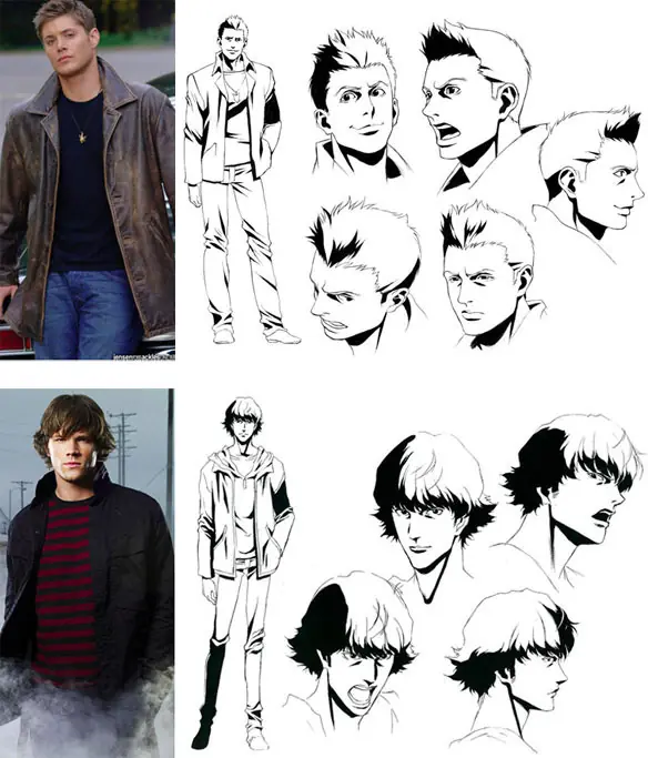 Sam y Dean winchester