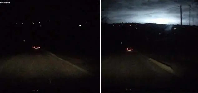 Luces inexplicables en Rusia IMPACTANTE