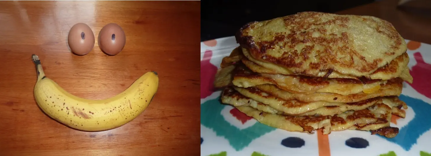 Desayuno feliz con solo 2 ingredientes!! (Fotoreceta)