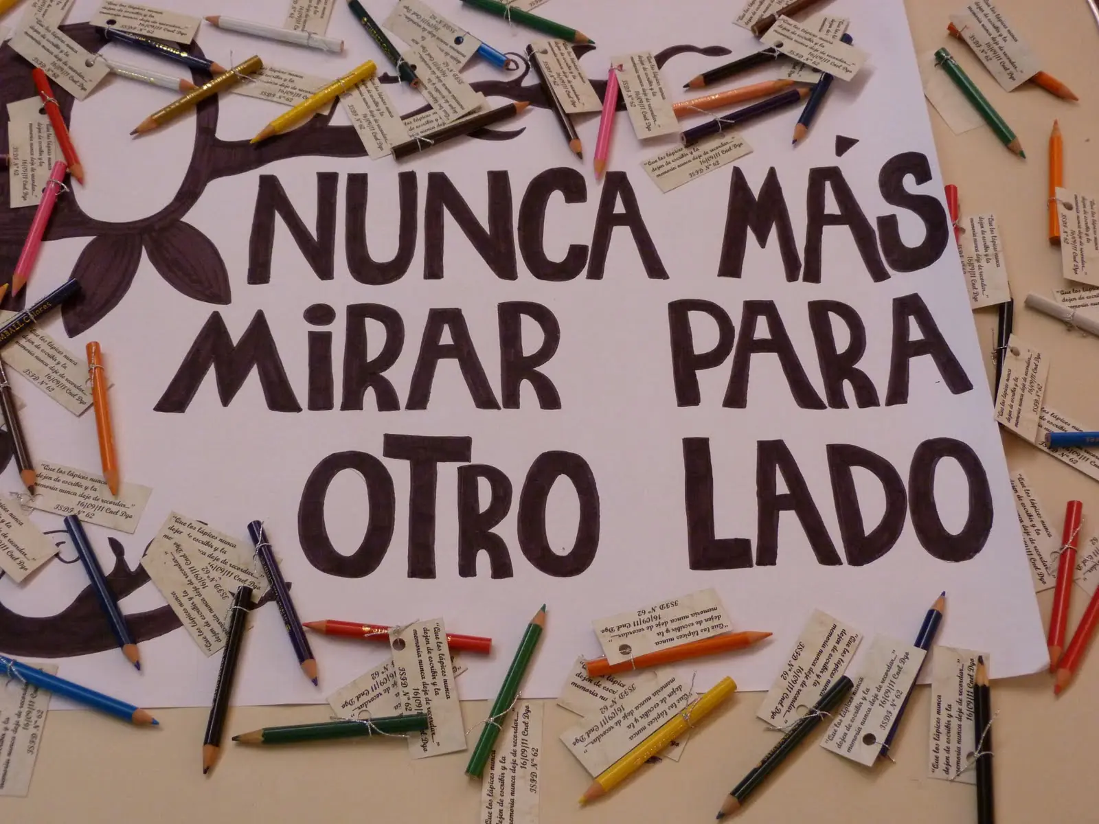 en honor a los desaparecidos