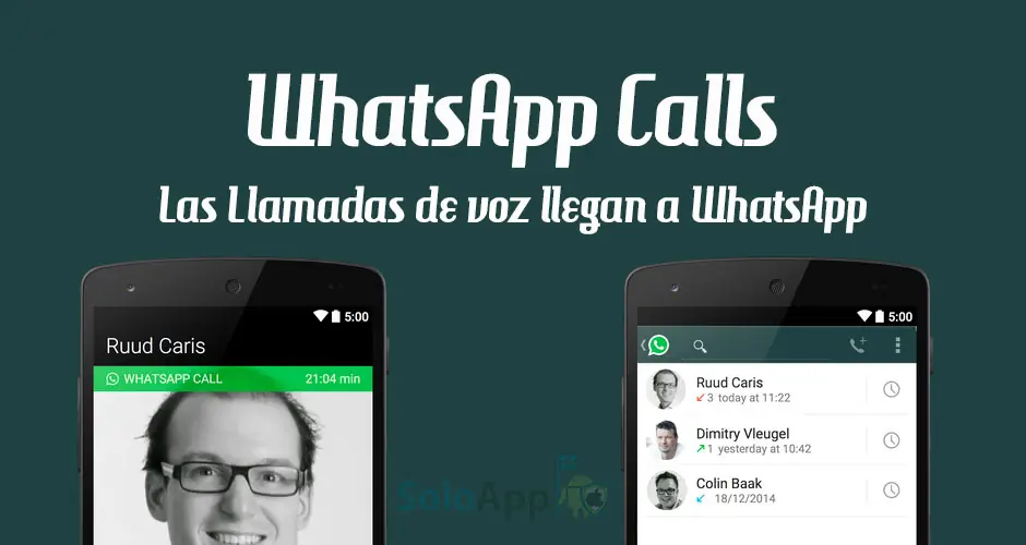 Activo llamadas de Whatsapp