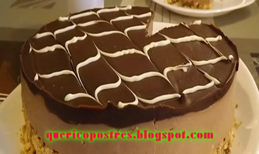 Cheesecake de chocolate sin horno