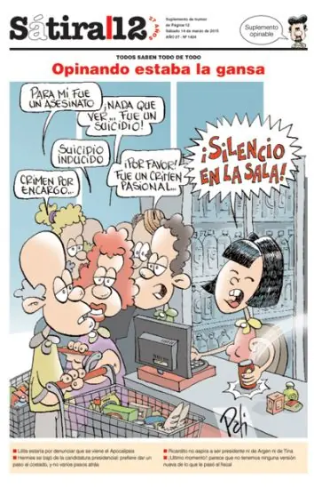 Opinando estaba la gansa