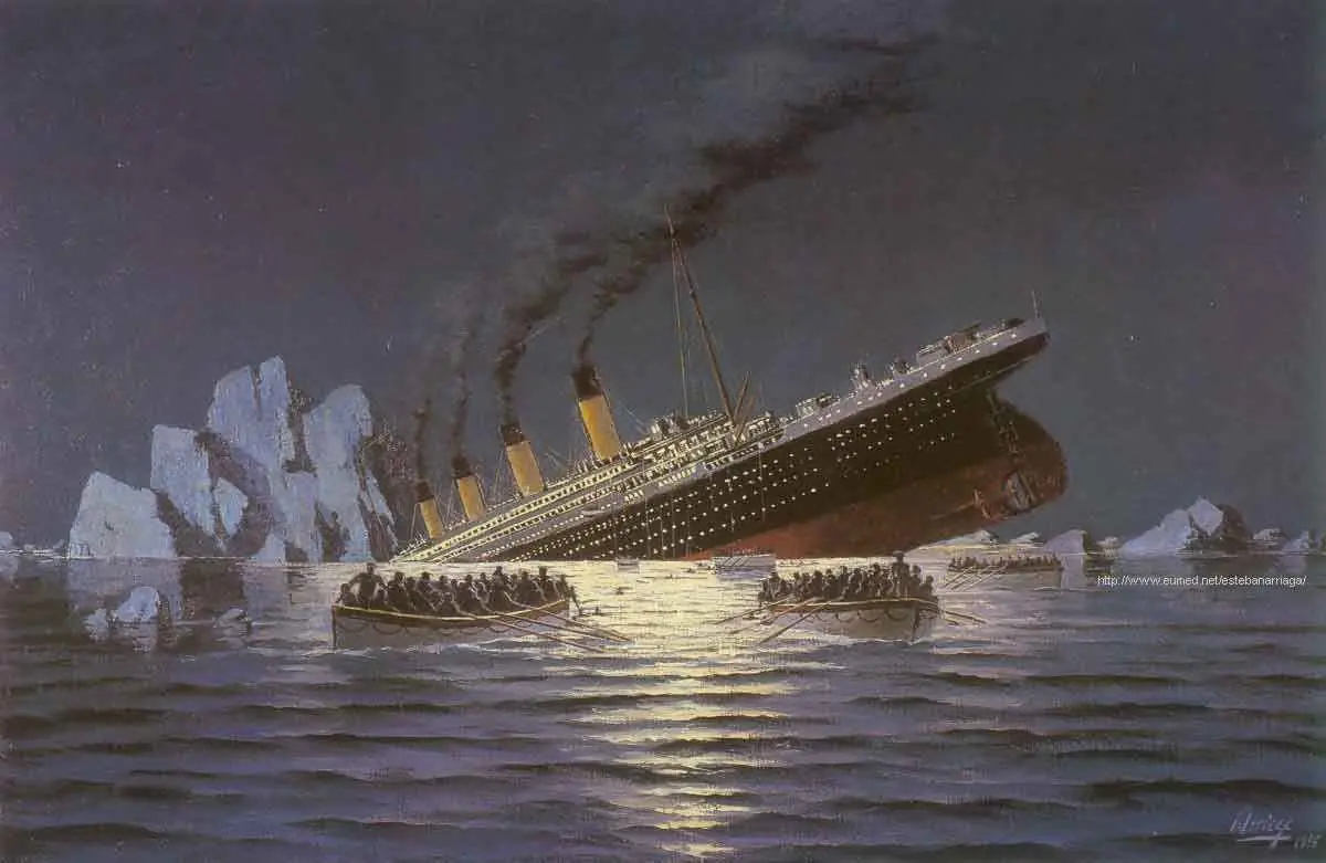 seis grietas hundieron al titanic
