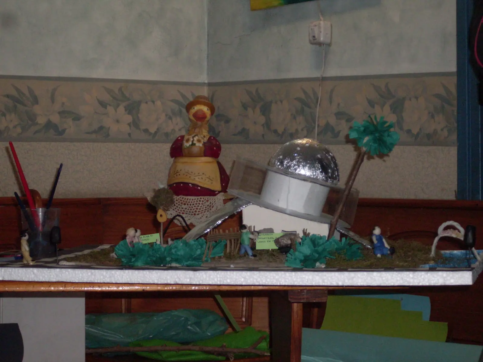 Hice una maqueta de El Planetario!(Palermo)