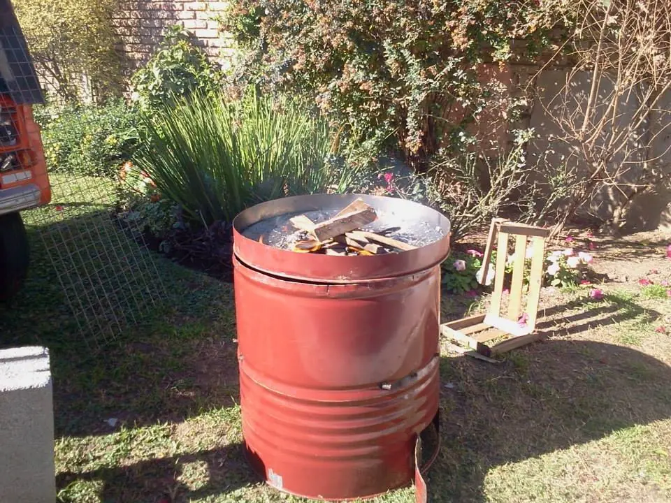 horno tacho 200 litros