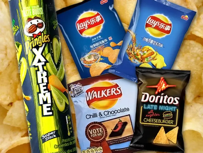 Los 6 sabores más extraños de papas fritas