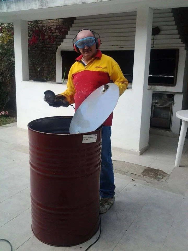 horno tacho 200 litros