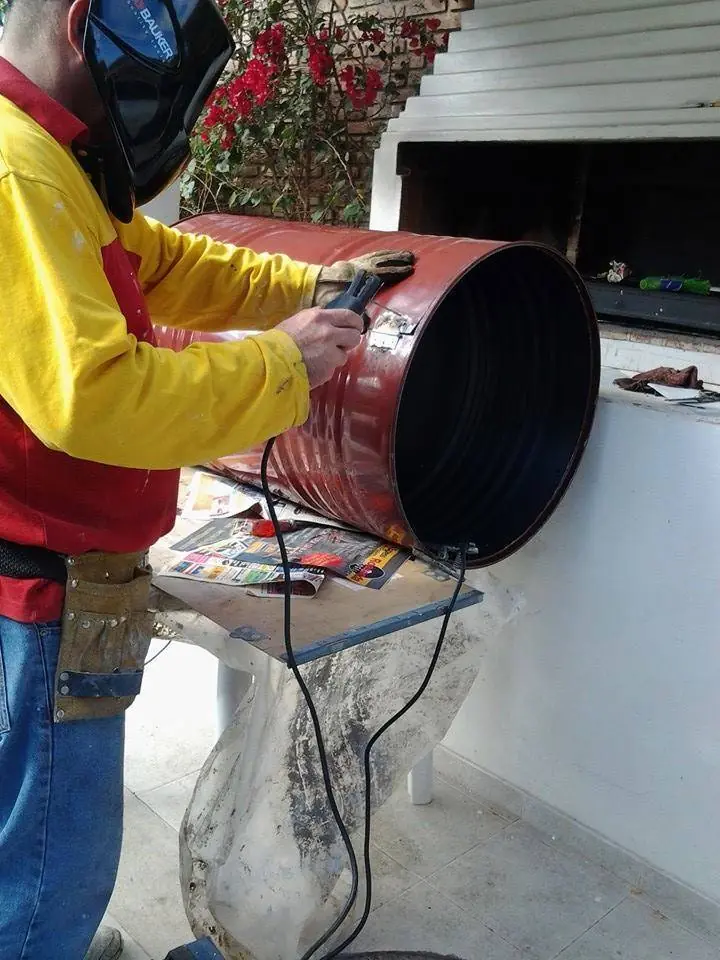 horno tacho 200 litros