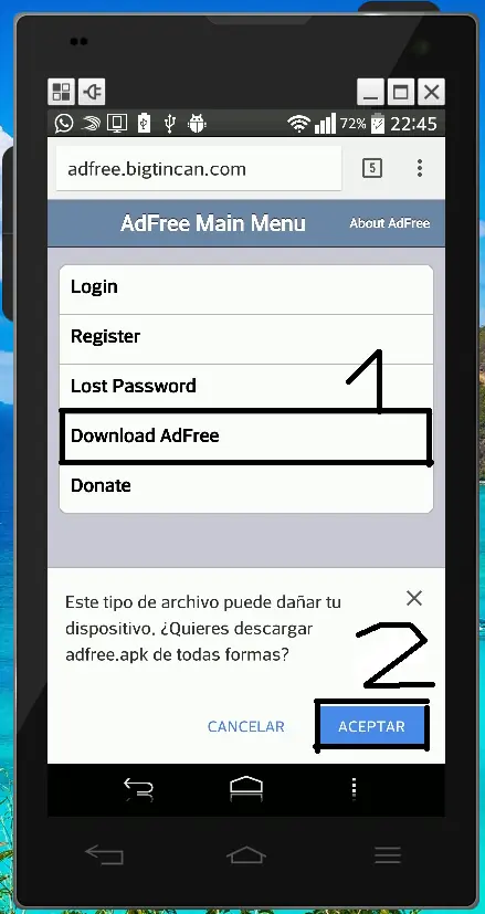 Cansado de las publicidades en tu android? Entra!