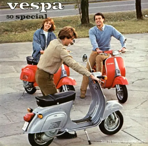 aquellas hermosas vespa..