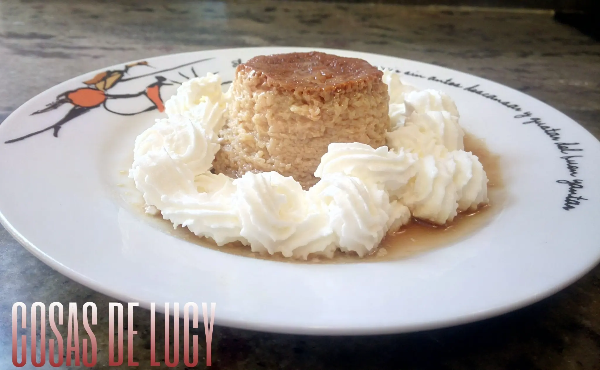 Flan de huevo casero