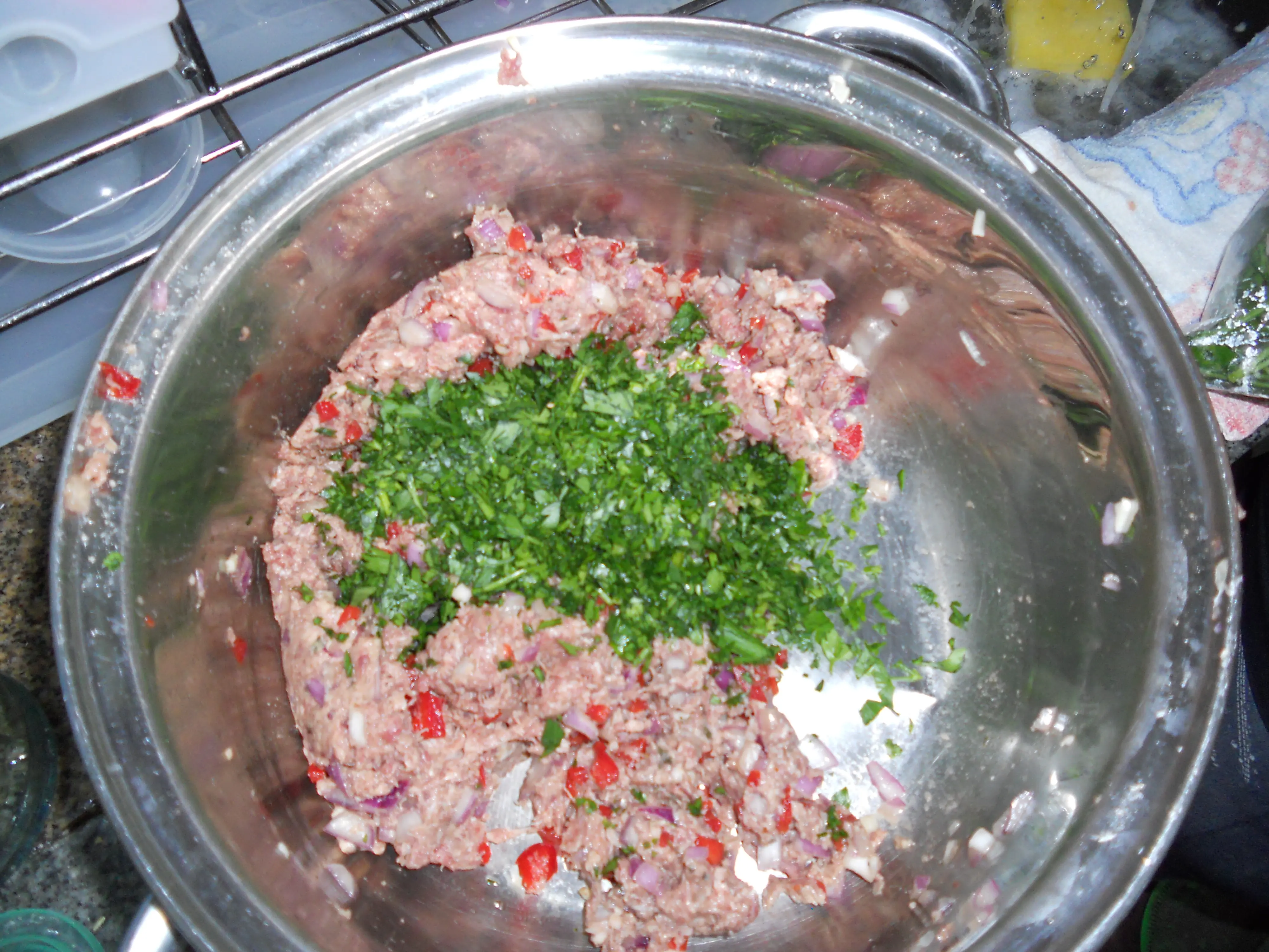 Lehmeyun casero en horno de leña