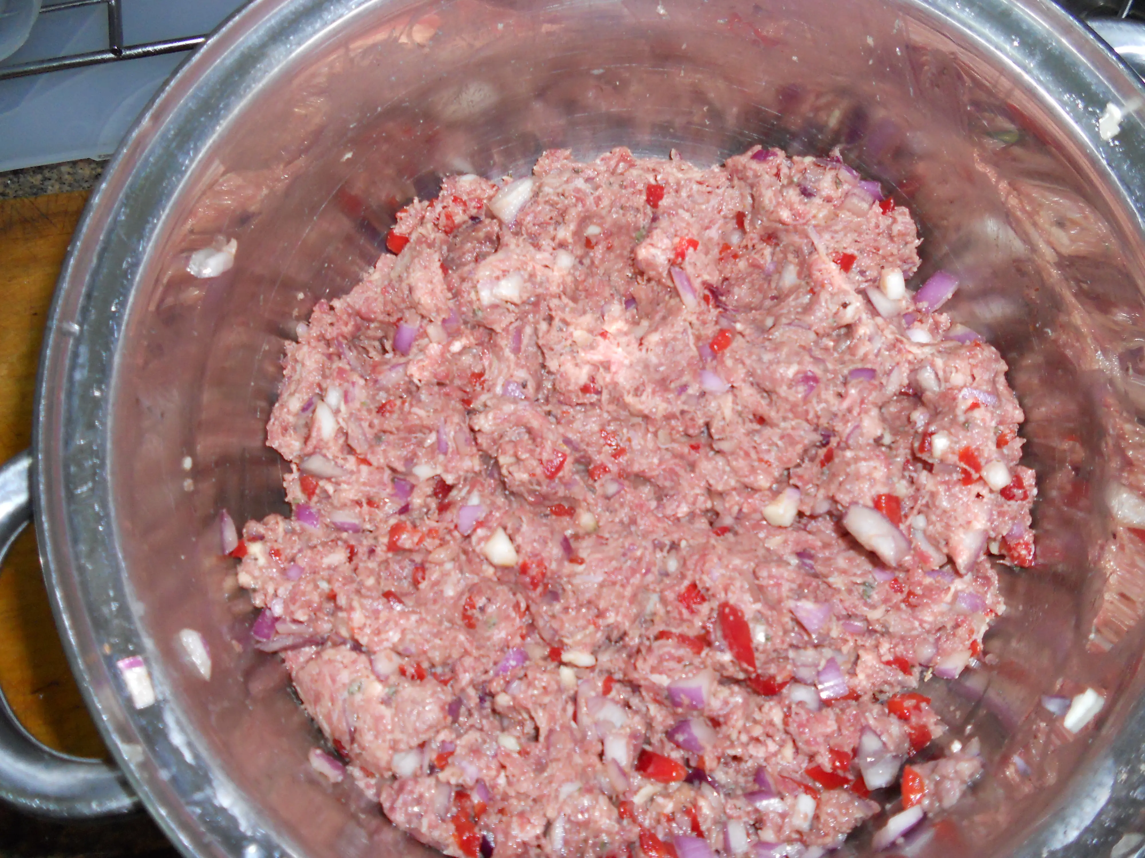 Lehmeyun casero en horno de leña