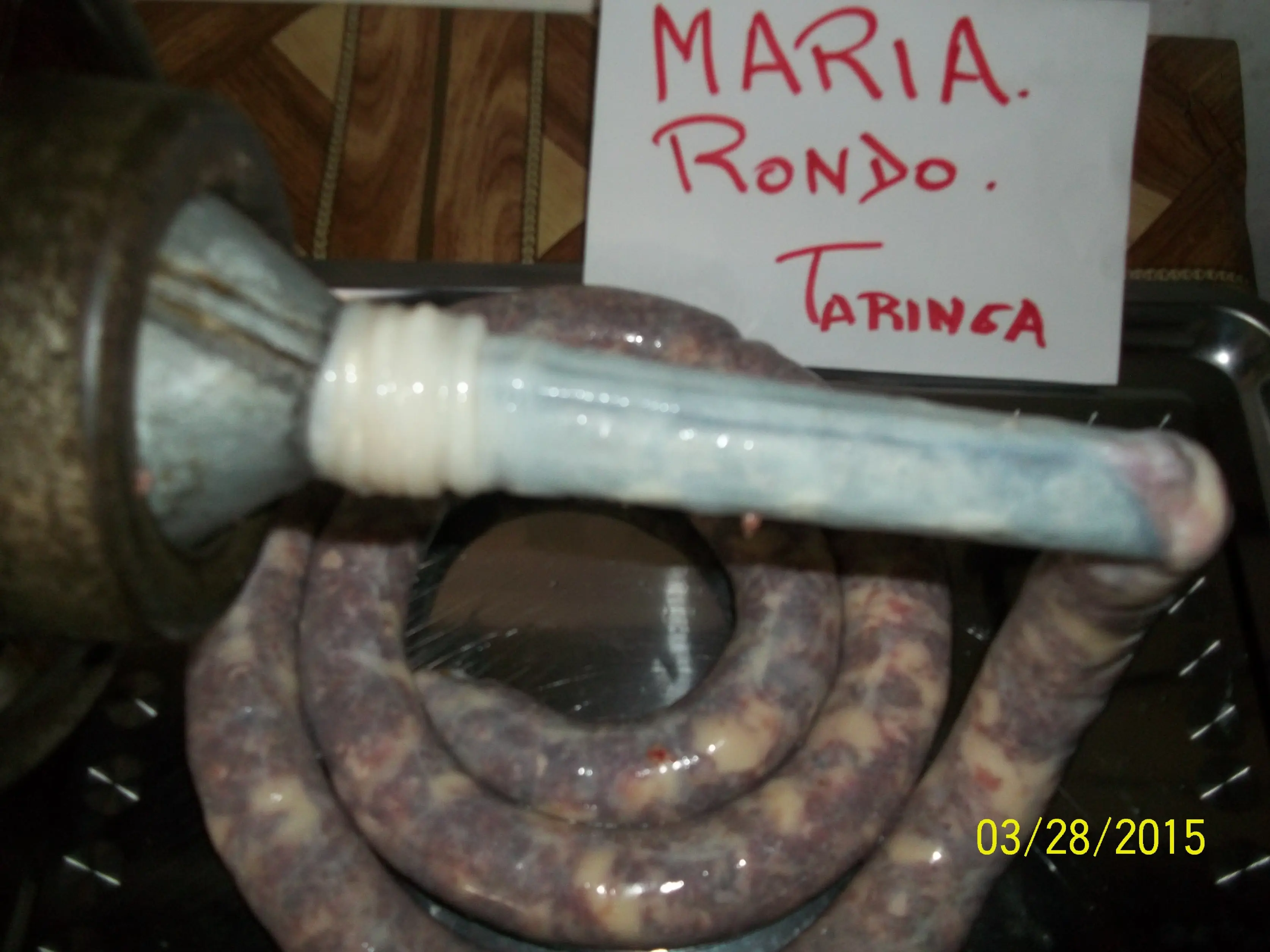 chorizos hechos en casa (Fotoreceta)