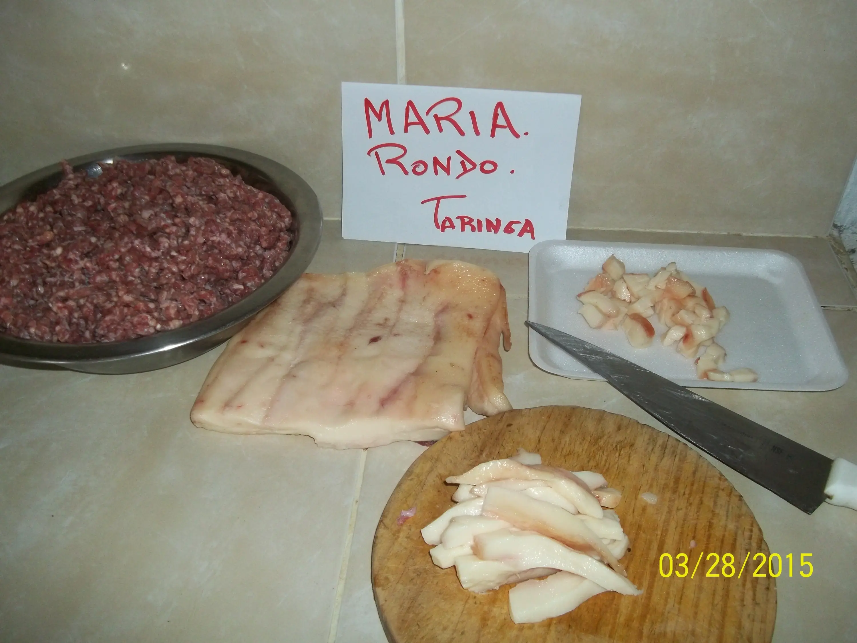 chorizos hecho en casa