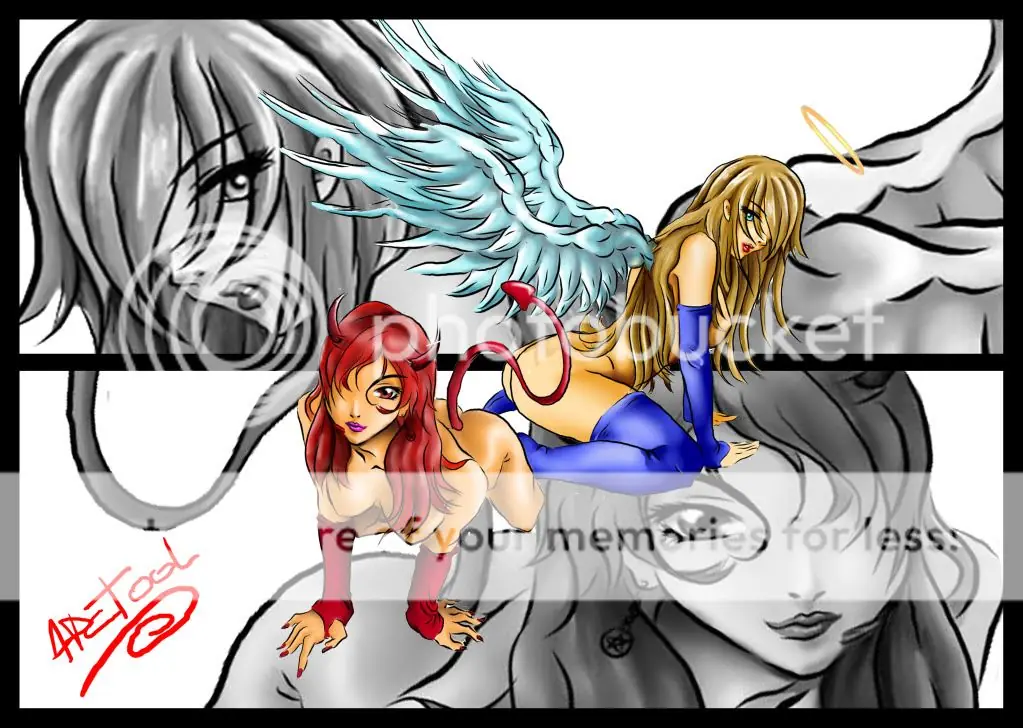 angel y demonio sexys!!!!