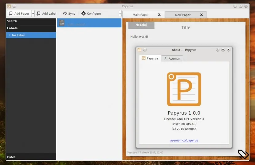 Notas sincronizadas entre Linux, Windows, OS X y Android