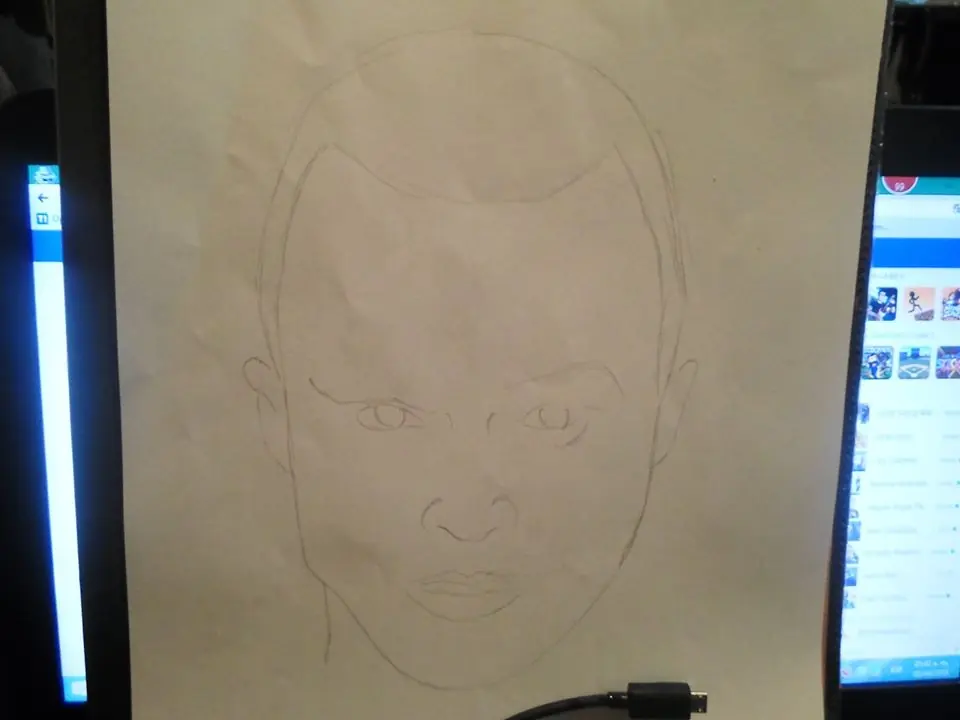 Dibujo realista de Jesse pinkman de Breaking bad