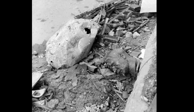 Imágenes inéditas del búnker donde Adolf Hitler se suicidó