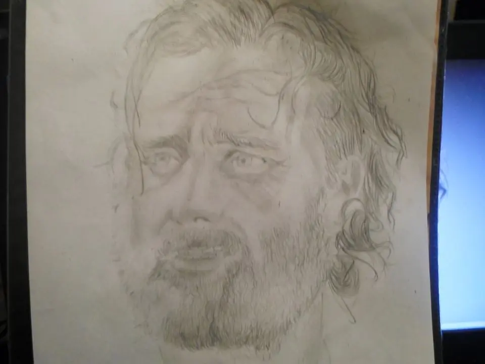 Dibujo realista de Jesse pinkman de Breaking bad