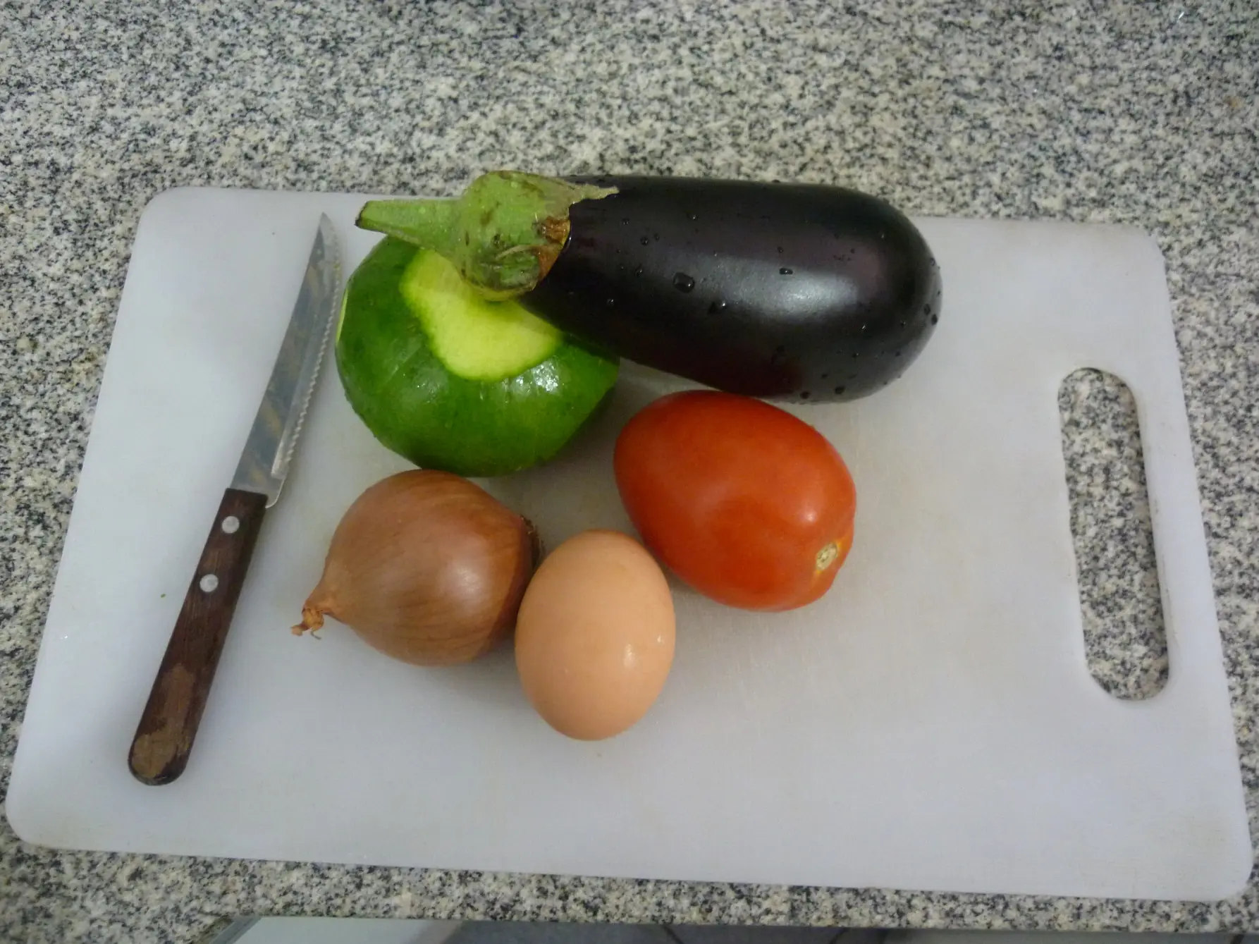 FOTO RECETA -> Revuelto de verduras (comida vegetariana)