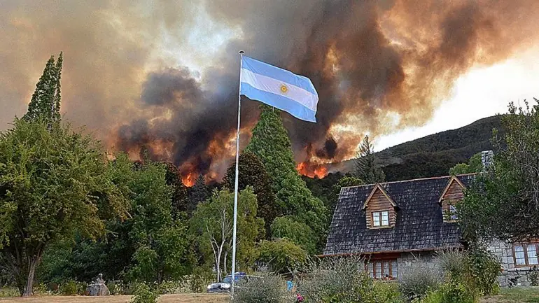 incendio en chubut