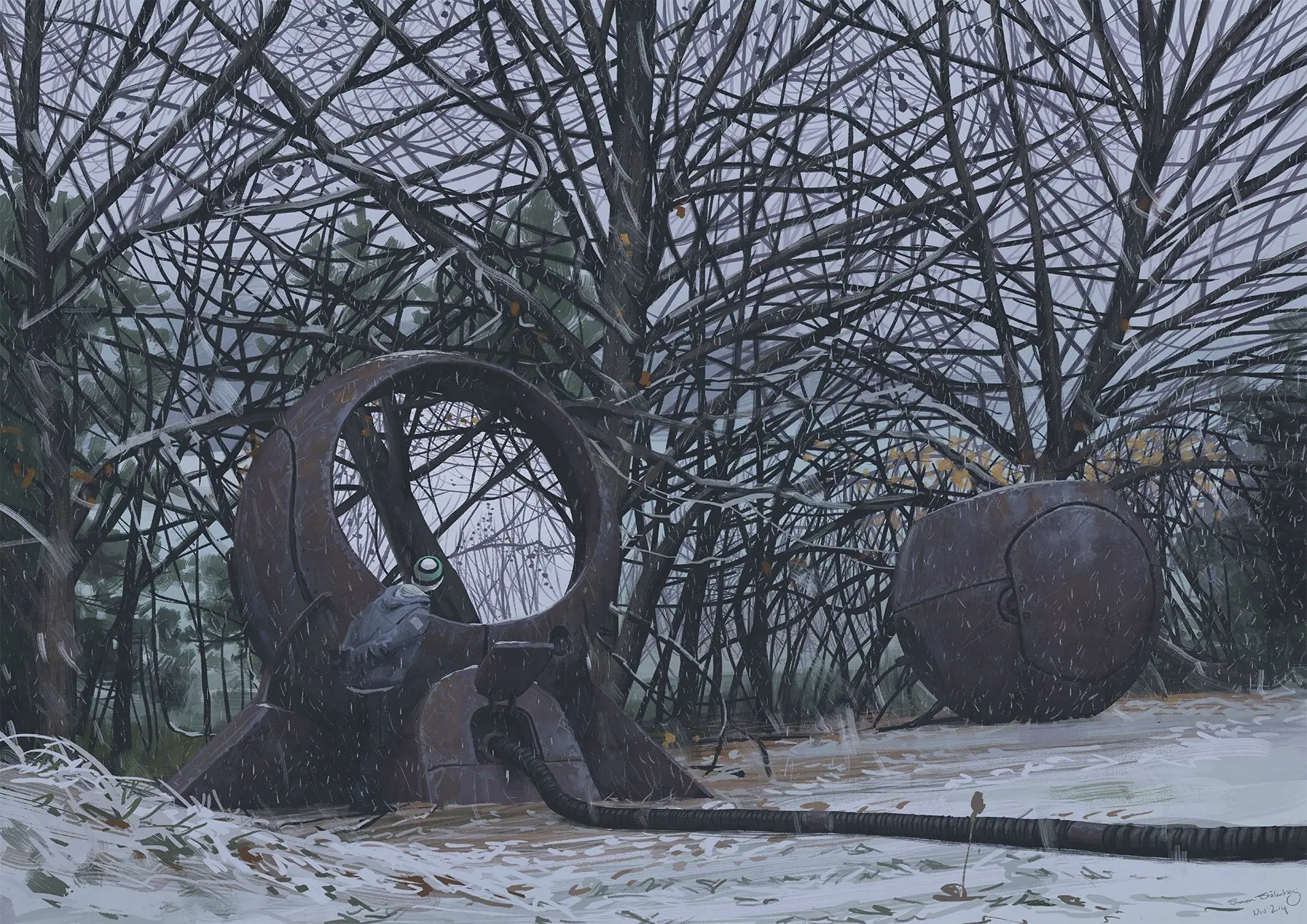 Pinturas de Simón Stalenhag, Sci-Fi