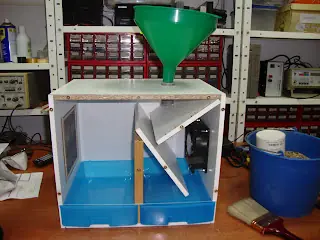 Maquina de limpiar alpiste de cartón