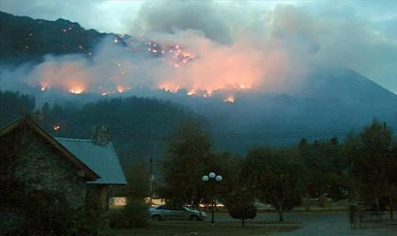 incendio en cholila