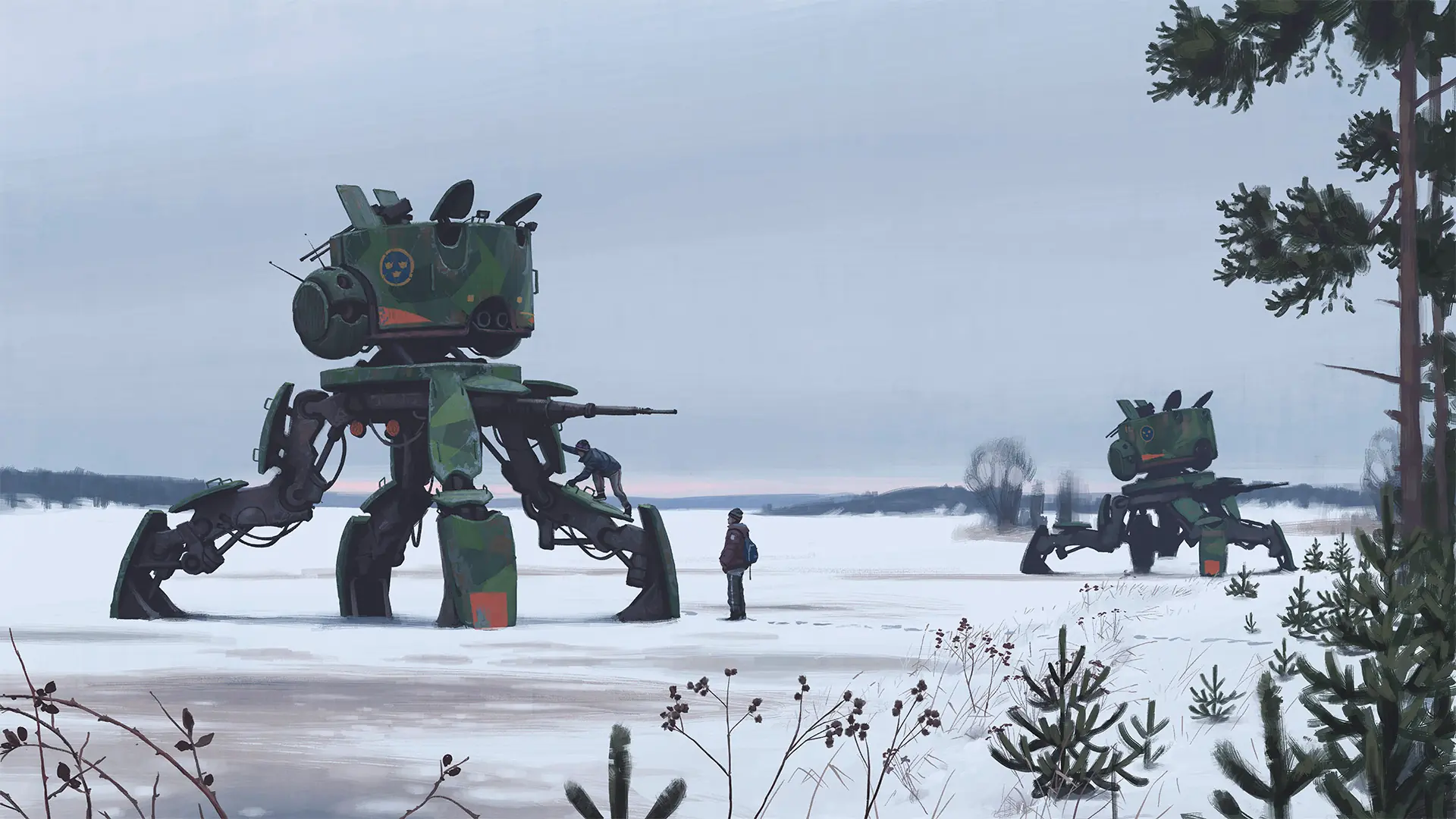 Pinturas de Simón Stalenhag, Sci-Fi
