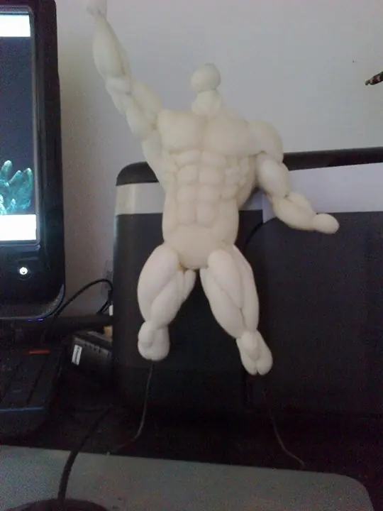 He-man clásico en porcelana fría!