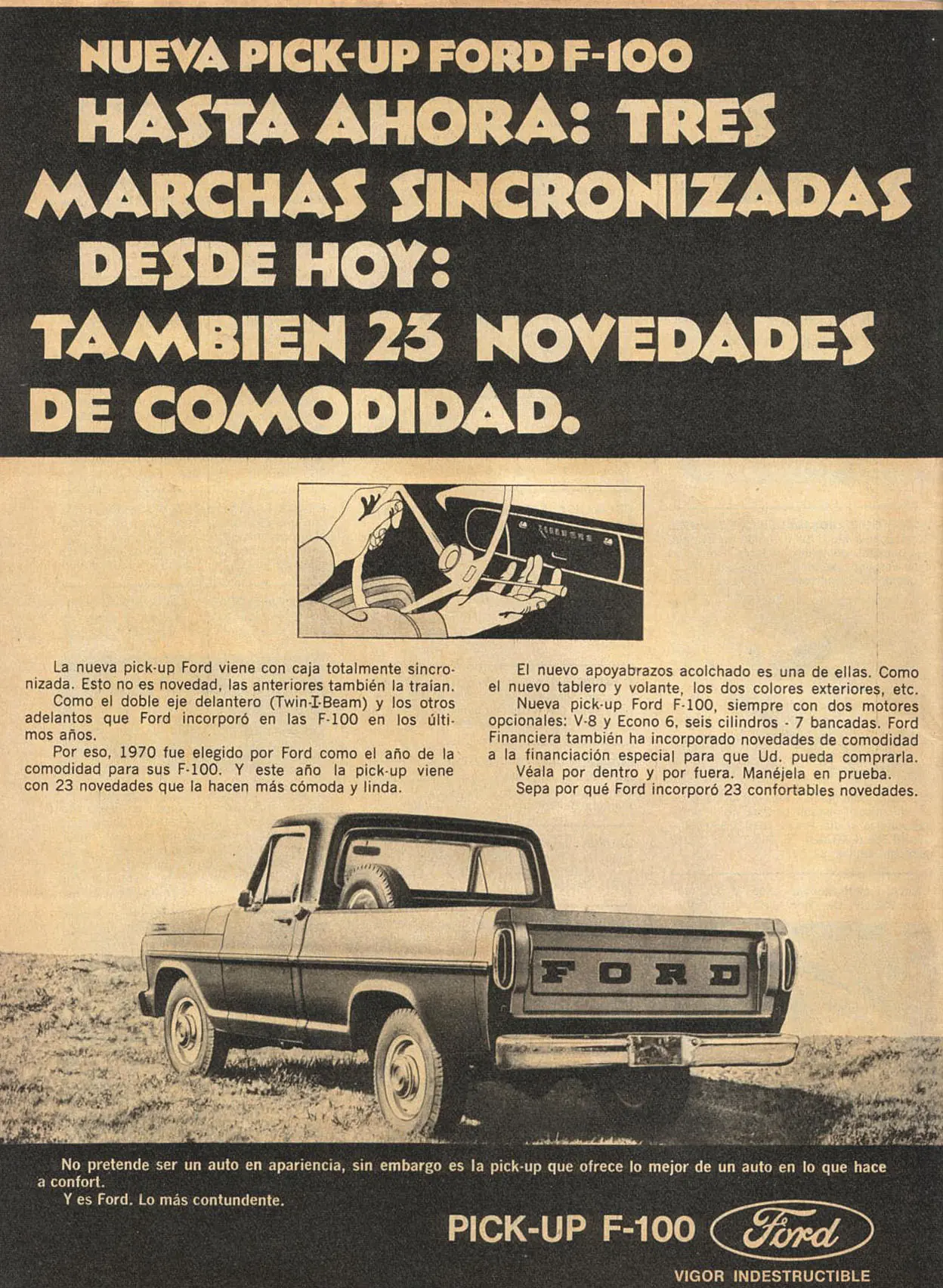 La Ford F-100 de 1970