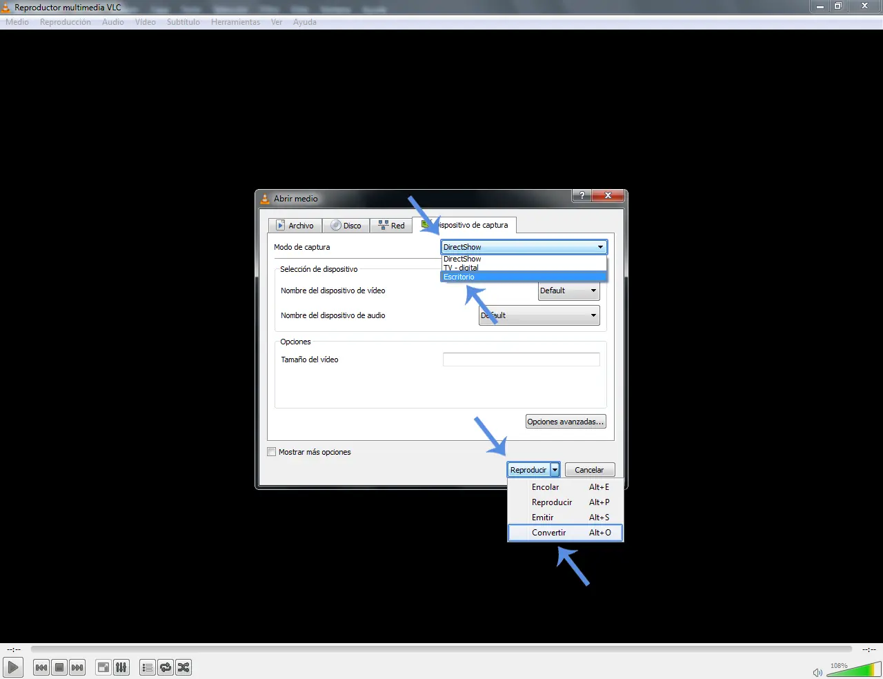 Aprende a grabar tu escritorio con VLC Media Player