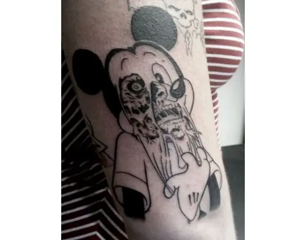 11 escalofriantes tatuajes de Disney para cambiar un poco