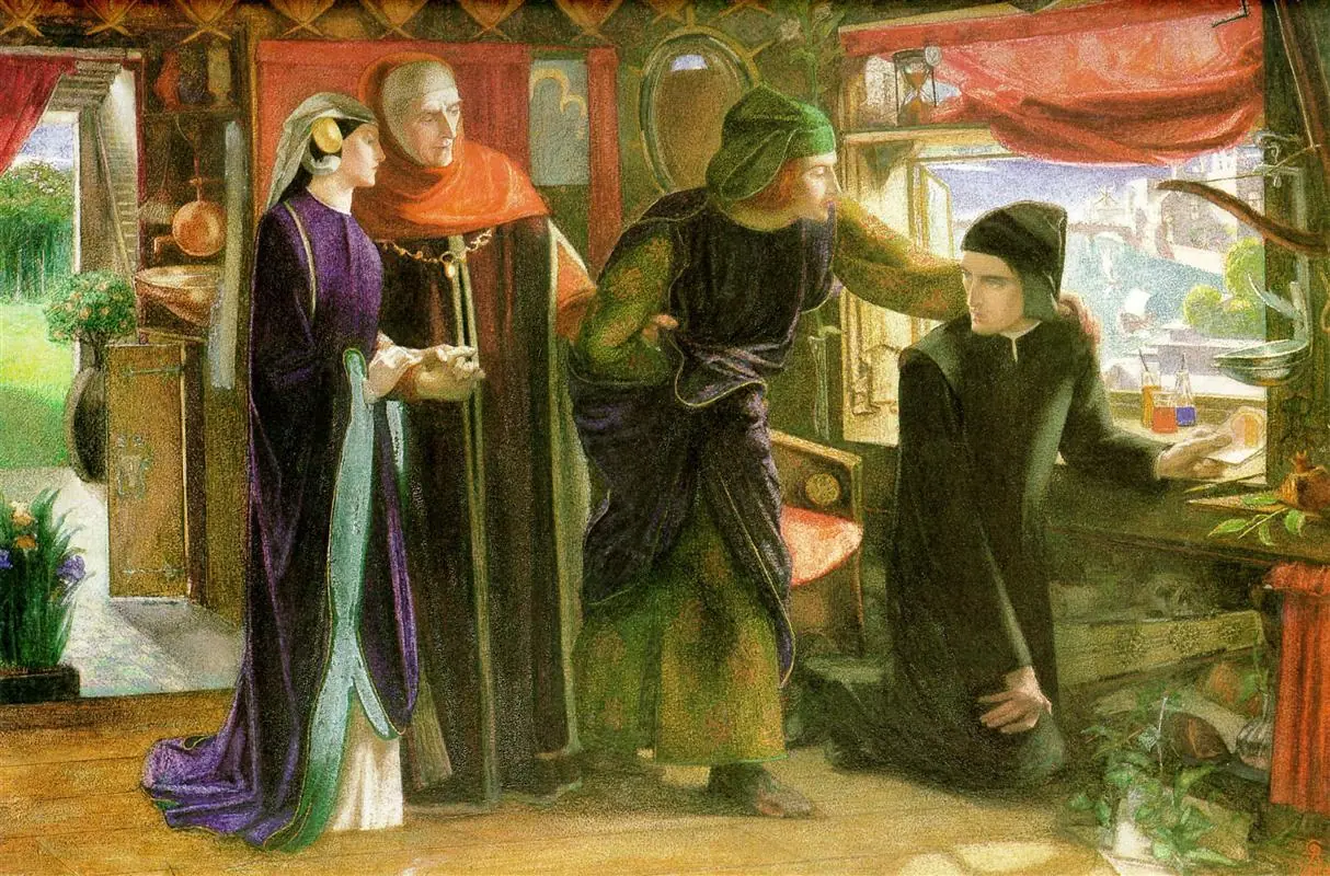 Dante Gabriel Rossetti simbolismo desde Inglaterra