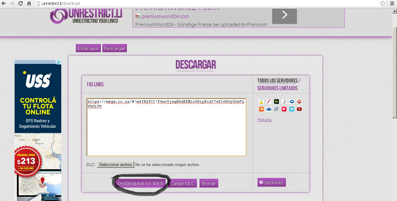 Como convertir link de mega a enlace directo