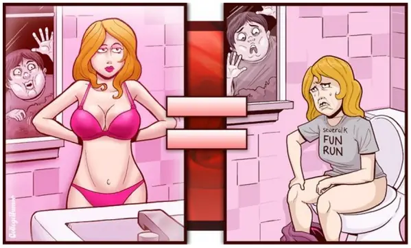 Situaciones en las porno vs la vida real