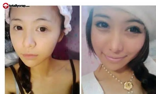 Asiáticas, un poco de maquillaje, algo de photoshop y...