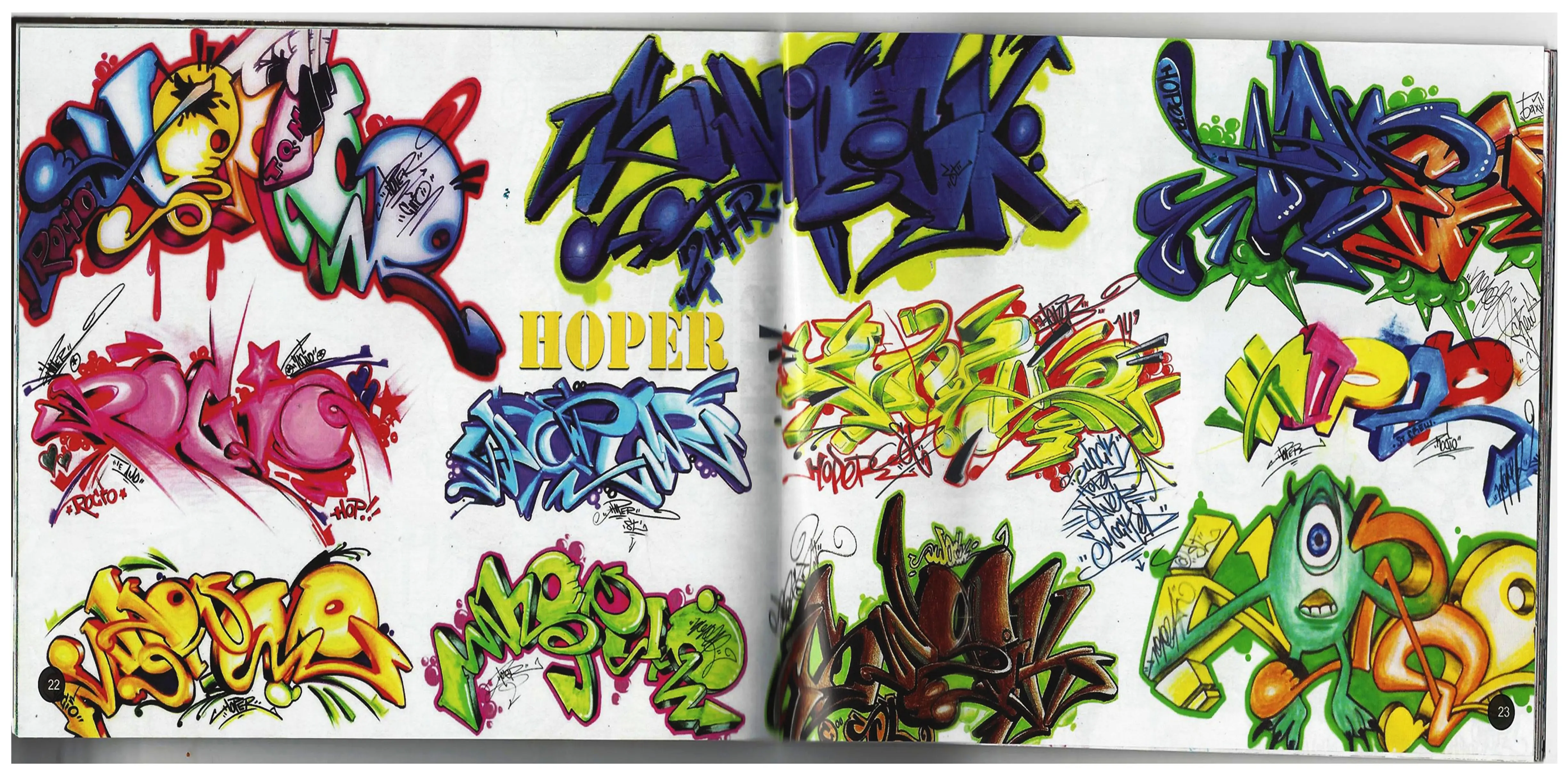 graffiti sketch 3d