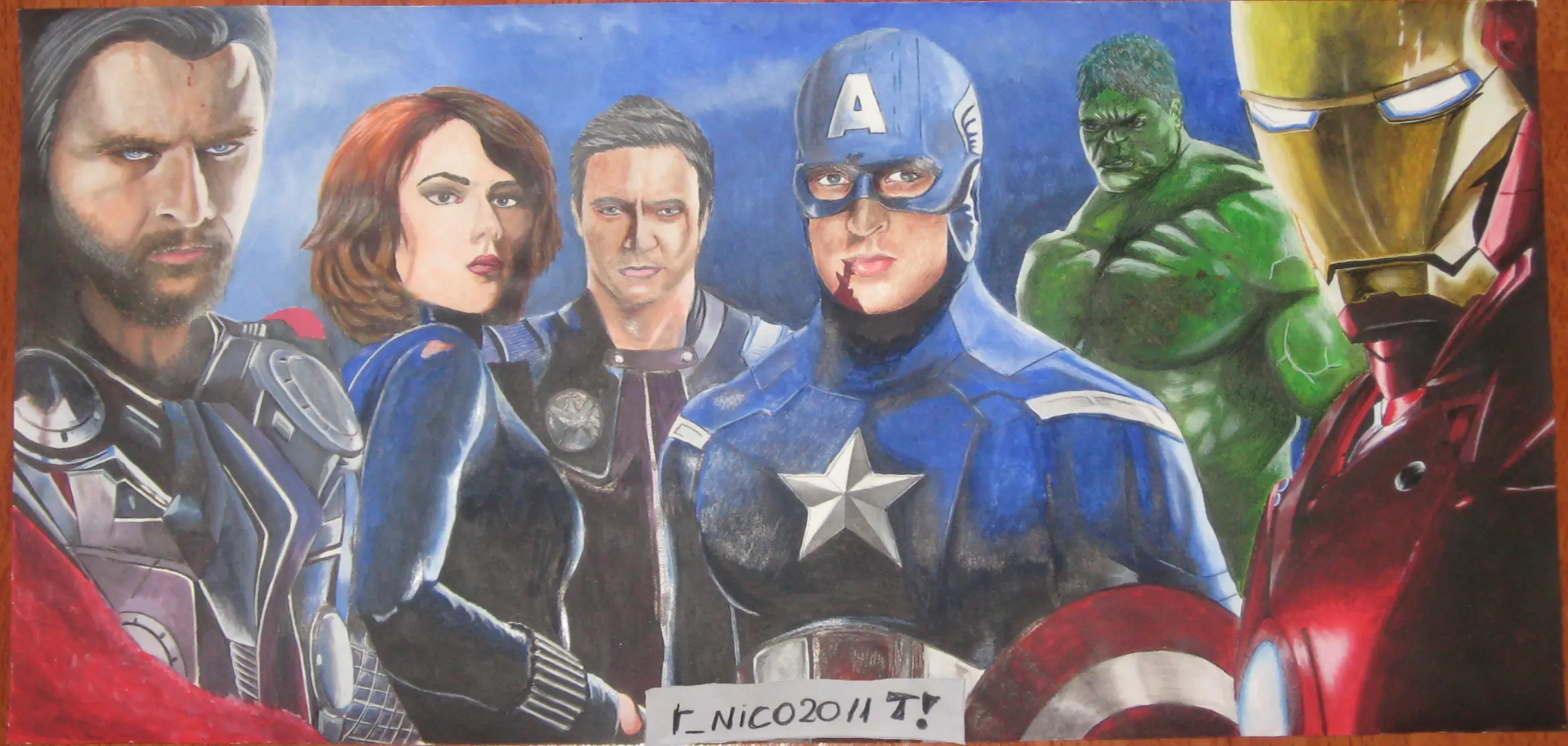 Mi Dibujos de Los Vengadores