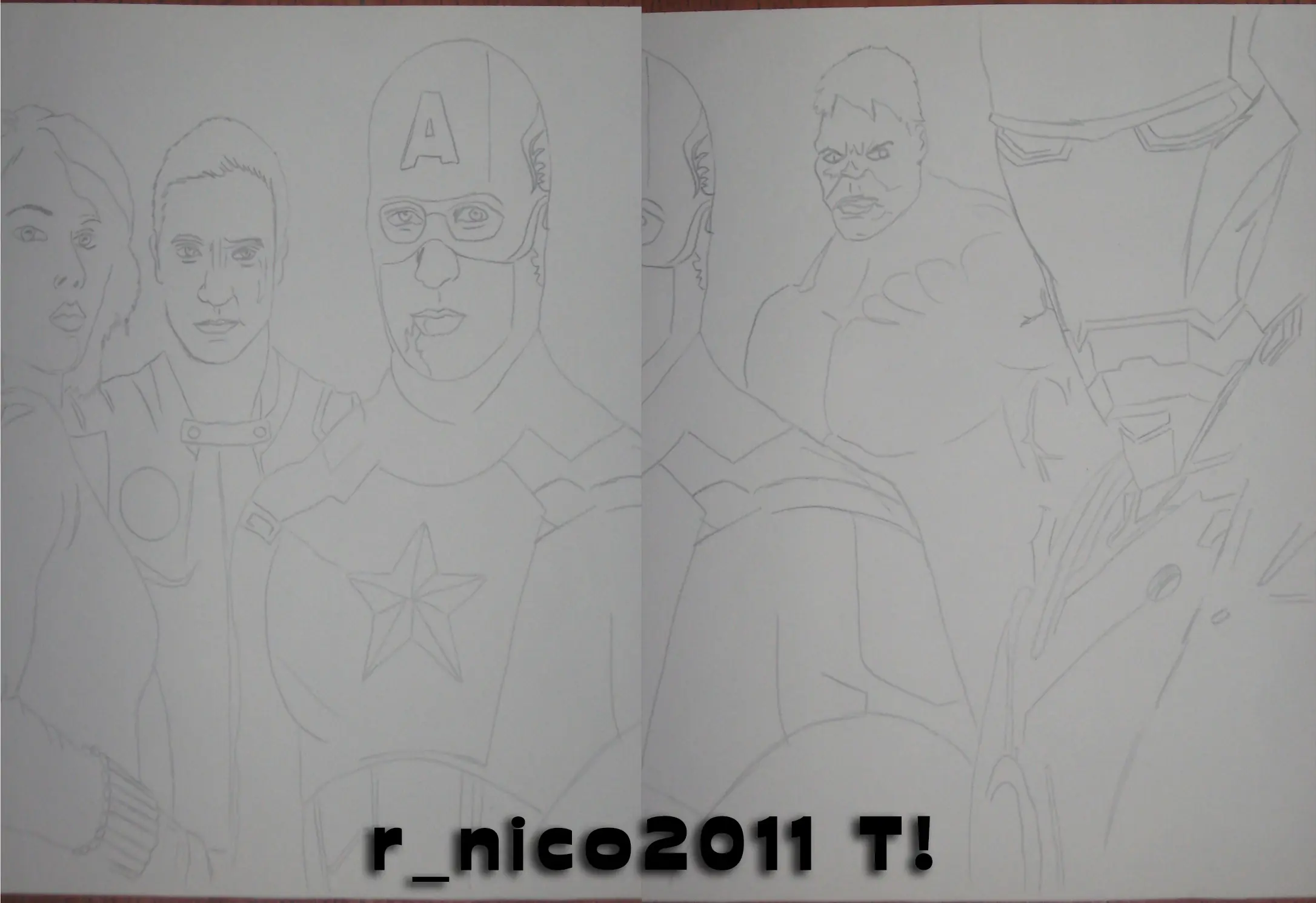 Mi Dibujos de Los Vengadores