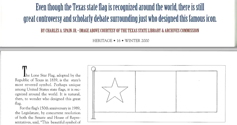 La bandera de Texas no es copia de la de Chile