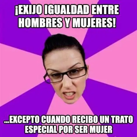 Las nuevas feministas son caretas, pasa que te muestro