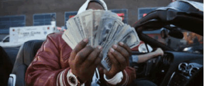 Antes y despues de cobrar en el laburo