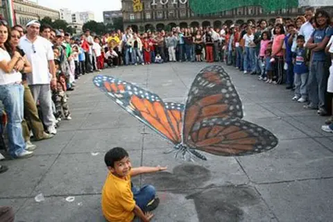 Dibujos en la calle